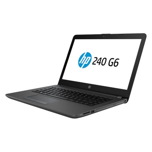 Ноутбук HP 240 G6, 14", Intel Core i5 7200U 2.5ГГц, 8Гб, 256Гб SSD, Intel HD Graphics 620, DVD-RW, Free DOS 2.0, 4BD05EA, черный