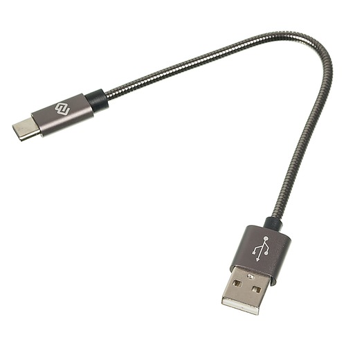 Кабель DIGMA USB A (m), USB Type-C (m), 0.15м, черный
