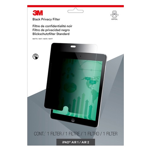 Пленка защиты информации 3M PFTAP001 iPad Air 1/iPad Air 2 9.7", 4:3, черный [7100079067]