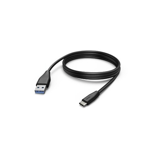 Кабель HAMA USB Type-C (m), USB 3.1, 2м, черный [00178398]