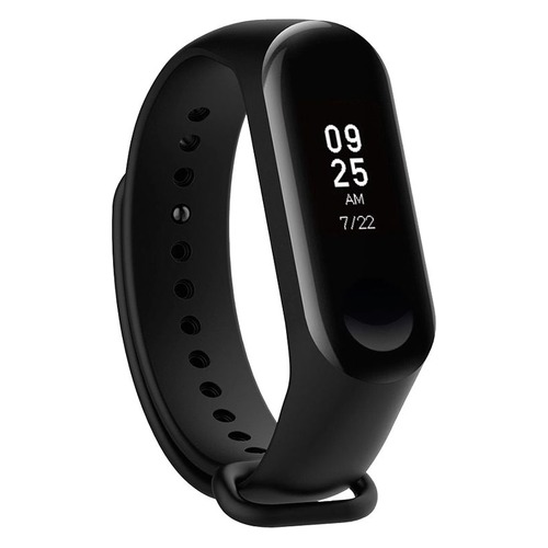 Фитнес-трекер XIAOMI Mi Band 3, 0.78", черный / черный