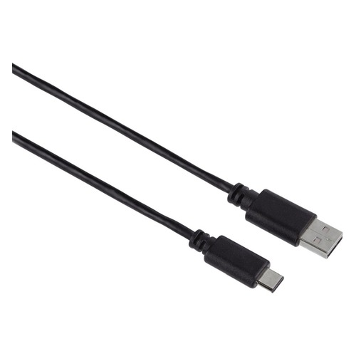 Кабель HAMA USB Type-C (m), USB A(m), 1.8м, черный [00135741]