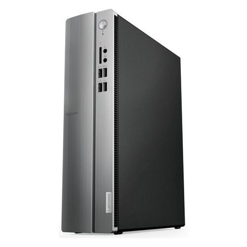 Компьютер LENOVO IdeaCentre 310S-08IGM, Intel Celeron J4005, DDR4 4Гб, 1000Гб, Intel UHD Graphics 600, Windows 10, серебристый [90hx001brs]