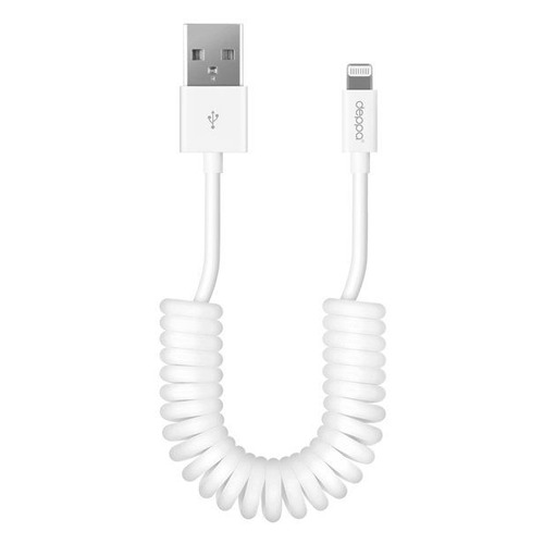 Кабель DEPPA Lightning (m), USB A(m), 1.5м, MFI, белый [72132]