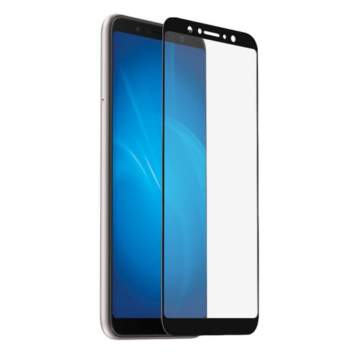 Защитное стекло для экрана DF aColor-18 для Asus ZenFone Max Pro M1 ZB602KL/ZB601KL, прозрачная, 1 шт, черный [df acolor-18 (black)]