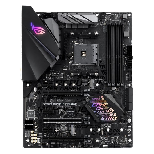 Материнская плата ASUS ROG STRIX B450-F GAMING, SocketAM4, AMD B450, ATX, Ret