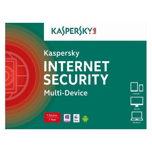 ПО Kaspersky Internet Security Multi-Device Russian Ed 1 устройство 1 год Base Card (KL1941ROAFS)