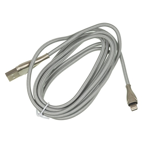 Кабель DIGMA USB A (m), Lightning (m), 2м, серый