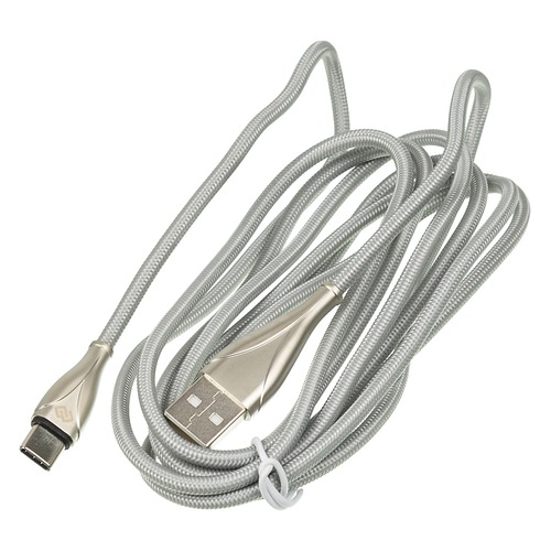 Кабель DIGMA USB A (m), USB Type-C (m), 2м, серый