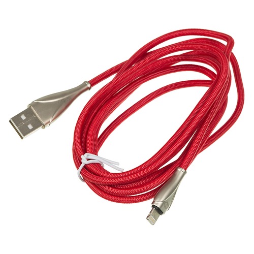 Кабель DIGMA USB A (m), Lightning (m), 2м, красный