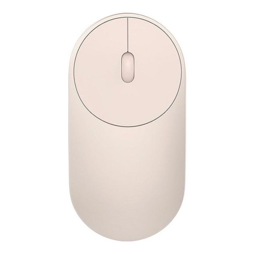 Мышь XIAOMI Mi Portable Mouse, оптическая, беспроводная, золотистый [hlk4008gl]