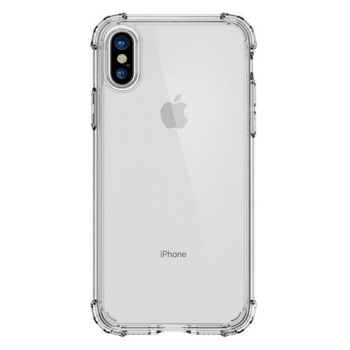 Чехол (флип-кейс) SPIGEN Spigen Crystal Shell, для Apple iPhone X, прозрачный [057cs22141]