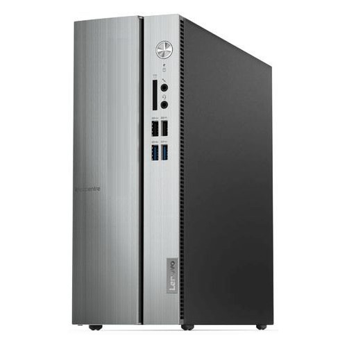 Компьютер LENOVO IdeaCentre 510S-07ICB, Intel Pentium Gold G5400, DDR4 4Гб, 1000Гб, Intel UHD Graphics 610, Free DOS, серебристый [90k8001wrs]