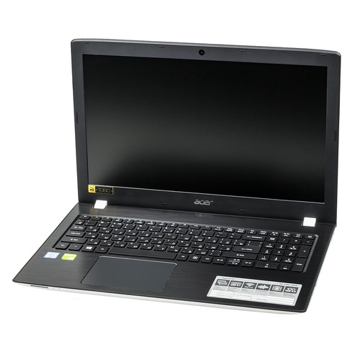 Ноутбук ACER Aspire E15 E5-576G-59H8, 15.6", Intel Core i5 7200U 2.5ГГц, 8Гб, 1000Гб, nVidia GeForce Mx130 - 2048 Мб, DVD-RW, Linux, NX.GV9ER.002, черный/белый