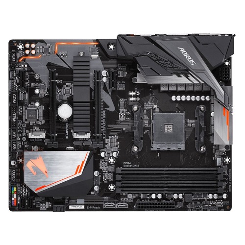 Материнская плата GIGABYTE B450 AORUS ELITE, SocketAM4, AMD B450, ATX, Ret