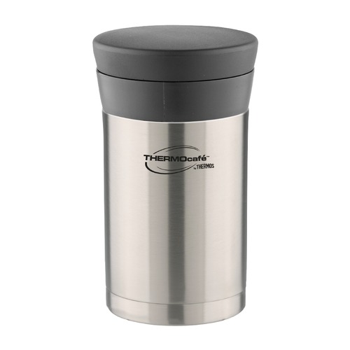 Термос THERMOS ThermoCafe DFJ-500 food flask, 0.5л, стальной/ черный