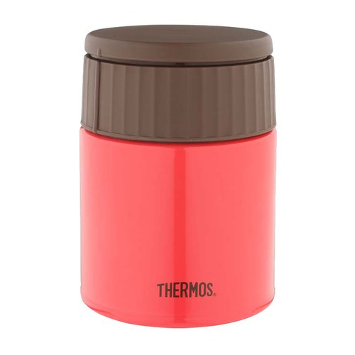 Термос THERMOS JBQ-400-PCH, 0.4л, красный/ коричневый