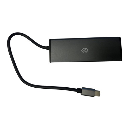 Разветвитель USB-C Digma HUB-2U3.0СAU-UC-G 5порт. серый