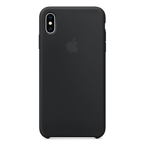 Чехол (клип-кейс) APPLE Silicone Case, для Apple iPhone XS Max, черный [mrwe2zm/a]