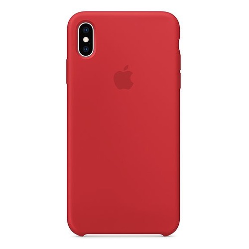 Чехол (клип-кейс) APPLE Silicone Case, для Apple iPhone XS Max, красный [mrwh2zm/a]