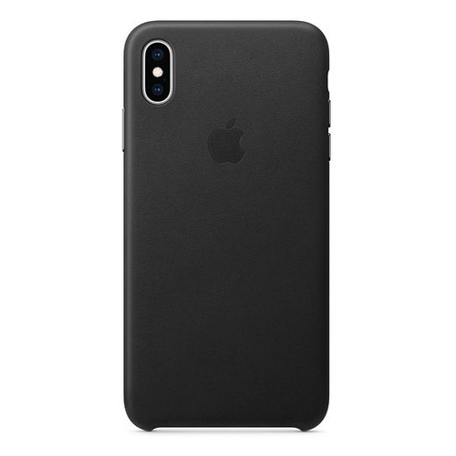 Чехол (клип-кейс) APPLE Leather Case, для Apple iPhone XS Max, черный [mrwt2zm/a]