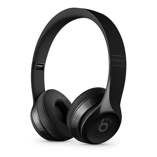 Наушники с микрофоном BEATS Solo3, 3.5 мм/Bluetooth, накладные, черный глянец [mnen2ee/a]