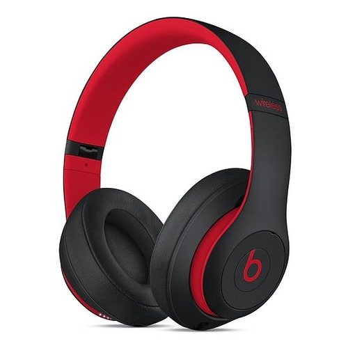 Наушники с микрофоном BEATS Studio3 Decade Collection, 3.5 мм/Bluetooth, мониторы, черный/красный [mrq82ee/a]