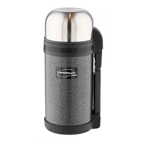 Термос THERMOS ThermoCafe HAMMP-1200-HT, 1.2л, стальной/ черный