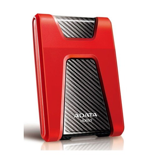Внешний жесткий диск A-DATA DashDrive Durable HD650, 1Тб, красный [ahd650-1tu31-crd]