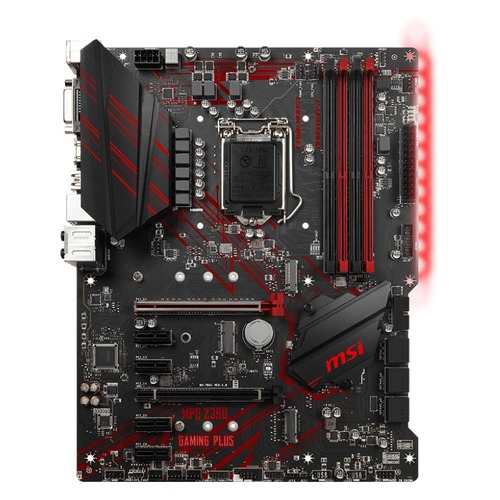 Материнская плата MSI MPG Z390 GAMING PLUS, LGA 1151v2, Intel Z390, ATX, Ret