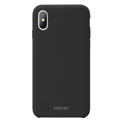 Чехол (клип-кейс) Gresso Meridian, для Apple iPhone X/XS, черный [gr17mrn352]