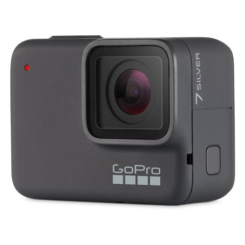 Экшн-камера GOPRO HERO7 Silver Edition 4K, WiFi, серый [chdhc-601-le]