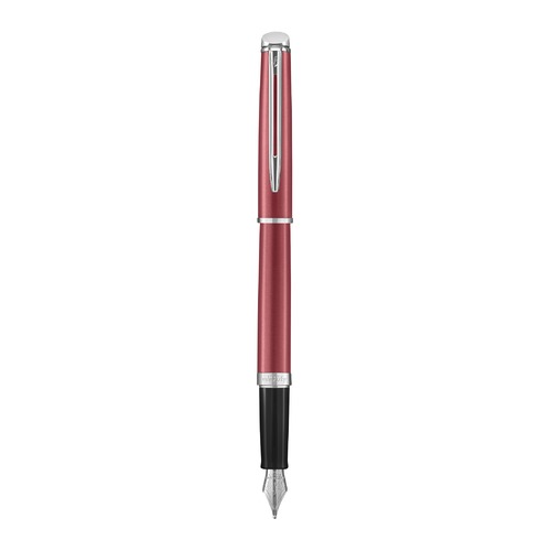 Ручка перьевая Waterman Hemisphere (2043204) Coral Pink CT F сталь нержавеющая подар.кор.