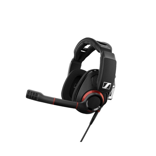 Гарнитура игровая SENNHEISER GSP 500, для компьютера и игровых консолей, мониторы, черный [507261]