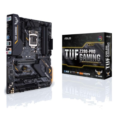 Материнская плата ASUS TUF Z390-PRO GAMING, LGA 1151v2, Intel Z390, ATX, Ret