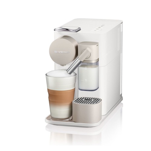 Капсульная кофеварка DELONGHI Nespresso Latissima one EN500, 1400Вт, цвет: белый [0132193274]