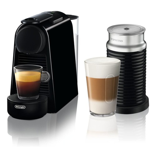 Капсульная кофеварка DELONGHI Nespresso Essenza mini Bundle EN85.BAE, 1260Вт, цвет: черный [0132191769]