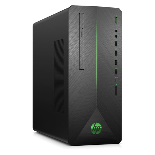 Компьютер HP Pavilion 790-0000ur, Intel Core i5 8400, DDR4 16Гб, 1000Гб, 128Гб(SSD), NVIDIA GeForce GTX 1070 - 8192 Мб, DVD-RW, CR, Windows 10, черный [4dv18ea]