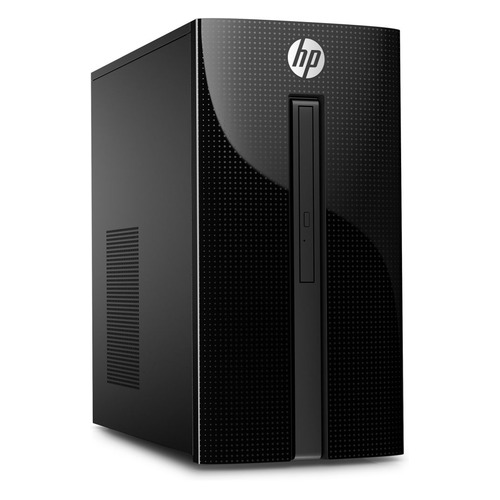 Компьютер HP 460-a211ur, Intel Pentium Quad-Core J3710, DDR3L 8Гб, 1000Гб, Intel HD Graphics, DVD-RW, Free DOS 2.0, черный [4xl80ea]