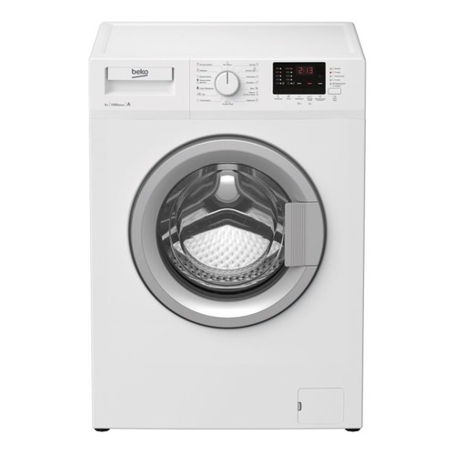 Стиральная машина BEKO WRS55P2BSW, фронтальная