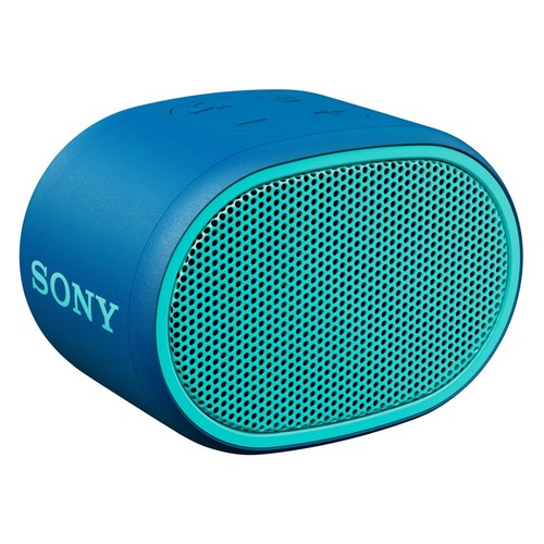 Портативная колонка SONY SRS-XB01, 3Вт, синий [srsxb01l.ru2]