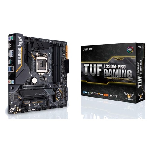 Материнская плата ASUS TUF Z390M-PRO GAMING, LGA 1151v2, Intel Z390, mATX, Ret