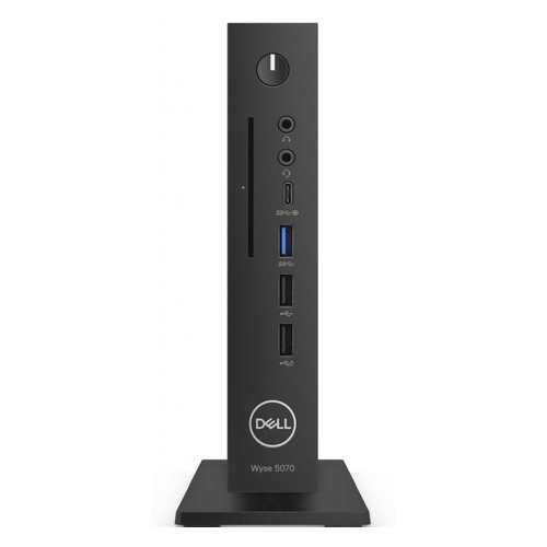 Тонкий клиент DELL WYSE 5070, Intel Celeron J4105, DDR4 4Гб, 32Гб(SSD), Intel UHD Graphics 600, Windows 10 IoT Enterprise, черный [210-anvc]