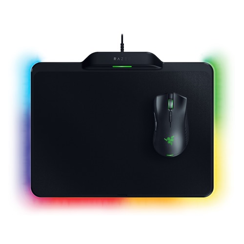 Мышь RAZER Mamba + Firefly Hyperflux, игровая, оптическая, проводная, USB, черный [rz83-02480100-b3m1]