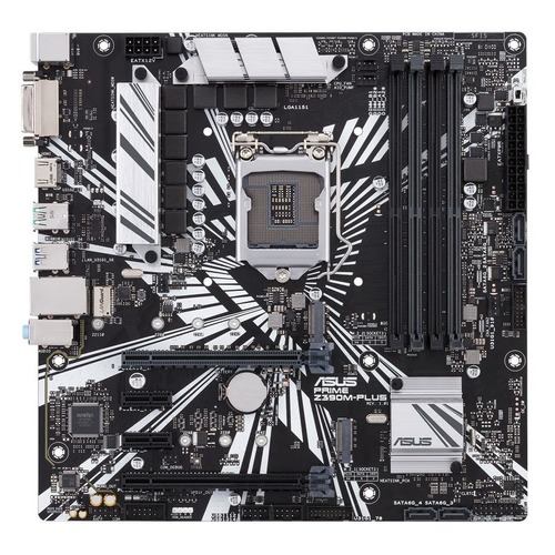 Материнская плата ASUS PRIME Z390M-PLUS, LGA 1151v2, Intel Z390, mATX, Ret