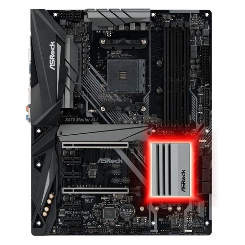 Материнская плата ASROCK X470 MASTER SLI, SocketAM4, AMD X470, ATX, Ret