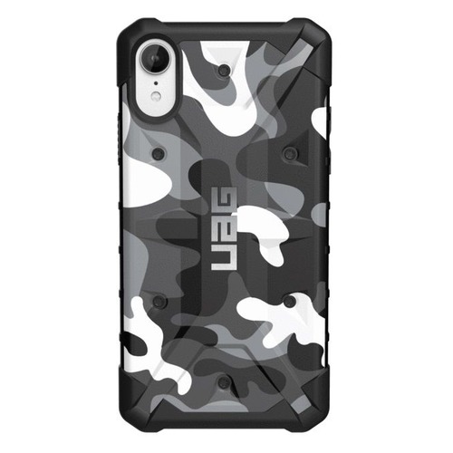 Чехол (клип-кейс) UAG Pathfinder, для Apple iPhone XR, белый/камуфляж [111097114060]