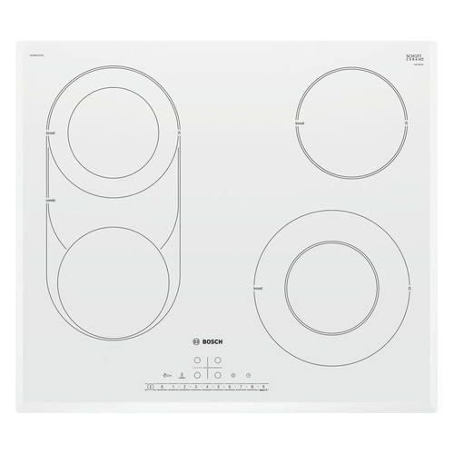 Варочная панель BOSCH PKM652FP1E, электрическая, независимая, белый