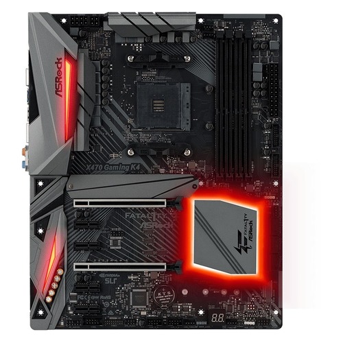 Материнская плата ASROCK X470 GAMING K4, SocketAM4, AMD X470, ATX, Ret