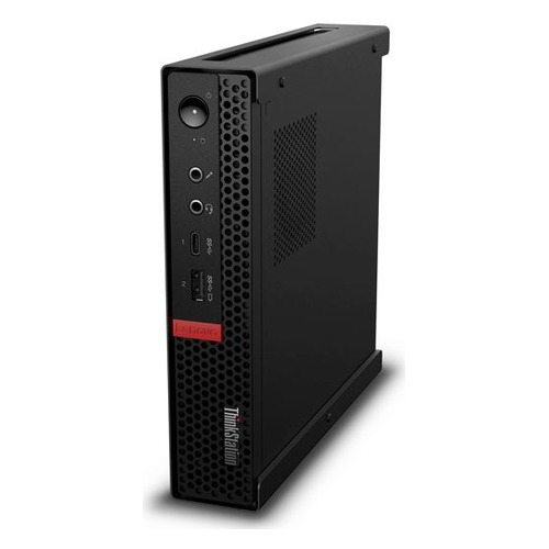 Рабочая станция LENOVO ThinkStation P330 tiny, Intel Core i7 8700, DDR4 8Гб, 256Гб(SSD), Windows 10 Professional, черный [30cf000wru]